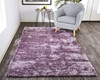 8' X 10' Purple Shag Tufted Handmade Area Rug