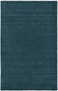 10' X 13' Blue And Green Wool Hand Woven Stain Resistant Area Rug