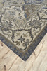 10' X 13' Blue Gray And Taupe Wool Paisley Tufted Handmade Stain Resistant Area Rug