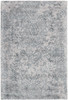 5' X 8' Blue And Gray Abstract Hand Woven Area Rug