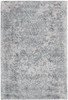 8' X 11' Blue And Gray Abstract Hand Woven Area Rug