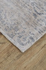 8' X 11' Blue Gray And Taupe Abstract Hand Woven Area Rug