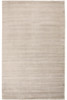 8' X 11' Ivory And Taupe Hand Woven Distressed Area Rug