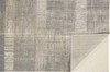 10' X 13' Gray And Ivory Abstract Stain Resistant Area Rug