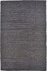 8' X 11' Brown Blue And Taupe Hand Woven Area Rug