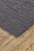 8' X 11' Brown Blue And Taupe Hand Woven Area Rug