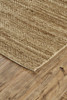 8' X 11' Tan Orange And Brown Hand Woven Area Rug