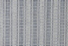 7' X 9' Blue Gray And Ivory Striped Hand Woven Area Rug