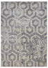 12' X 15' Gray Taupe And Silver Abstract Area Rug