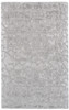 4' X 6' Gray And Silver Abstract Tufted Handmade Area Rug