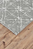 10' X 13' Gray And Silver Wool Abstract Tufted Handmade Area Rug