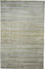 10' X 13' Green Blue And Tan Ombre Hand Woven Area Rug