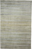 2' X 3' Green Blue And Tan Ombre Hand Woven Area Rug