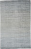 5' X 8' Blue And Gray Ombre Hand Woven Area Rug