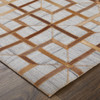 10' X 13' Tan Brown And Gray Geometric Hand Woven Area Rug