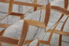 10' X 13' Tan Brown And Gray Geometric Hand Woven Area Rug