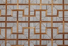 10' X 13' Tan Brown And Gray Geometric Hand Woven Area Rug