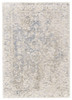 10' X 13' Ivory Blue And Tan Abstract Hand Woven Area Rug