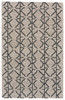 10' X 13' Black Taupe And Gray Wool Geometric Tufted Handmade Stain Resistant Area Rug