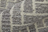 10' Taupe Gray And Tan Round Wool Geometric Tufted Handmade Area Rug