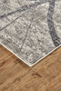 10' X 14' Taupe Gray And Ivory Abstract Stain Resistant Area Rug
