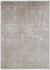 Tan Ivory And Gray Abstract Power Loom Distressed Area Rug