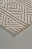 8' X 10' Tan Ivory And Brown Geometric Stain Resistant Area Rug