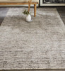 8' X 10' Gray And Black Hand Woven Area Rug