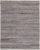 8' X 10' Taupe Brown And Ivory Striped Hand Woven Stain Resistant Area Rug