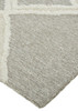 12' X 15' Gray And Ivory Wool Geometric Tufted Handmade Area Rug