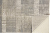 8' X 10' Gray And Ivory Abstract Area Rug
