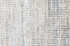 8' X 11' Blue Gray And Ivory Abstract Stain Resistant Area Rug