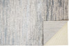 10' X 13' Blue Gray And Ivory Abstract Stain Resistant Area Rug