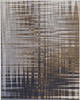 9' X 12' Blue Orange And Gray Abstract Power Loom Area Rug