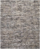 9' X 12' Gray Blue And Silver Wool Abstract Hand Knotted Area Rug