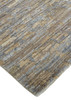 5' X 8' Brown And Gray Wool Abstract Hand Knotted Area Rug