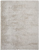 9' X 12' Ivory Shag Power Loom Stain Resistant Area Rug