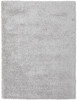 9' X 12' Silver And Gray Shag Power Loom Stain Resistant Area Rug