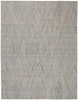 10' X 14' Gray And Ivory Abstract Hand Woven Area Rug