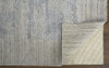 8' X 10' Gray And Blue Abstract Hand Woven Area Rug
