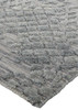 5' X 8' Gray Abstract Hand Woven Area Rug
