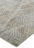 8' X 10' Gray And Taupe Abstract Hand Woven Area Rug