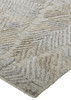 12' X 15' Gray And Taupe Abstract Hand Woven Area Rug
