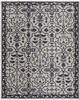 10' X 14' Taupe And Gray Wool Floral Tufted Handmade Stain Resistant Area Rug