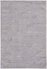 12' X 15' Gray Striped Power Loom Distressed Stain Resistant Area Rug