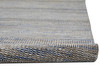 8' X 10' Gray Wool Striped Hand Knotted Area Rug