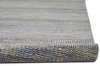 9' X 12' Gray Wool Striped Hand Knotted Area Rug