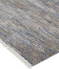 12' X 15' Gray Wool Striped Hand Knotted Area Rug