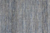 10' X 13' Silver Wool Striped Hand Knotted Area Rug