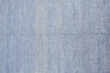 10' X 13' Blue And Silver Wool Striped Hand Knotted Area Rug